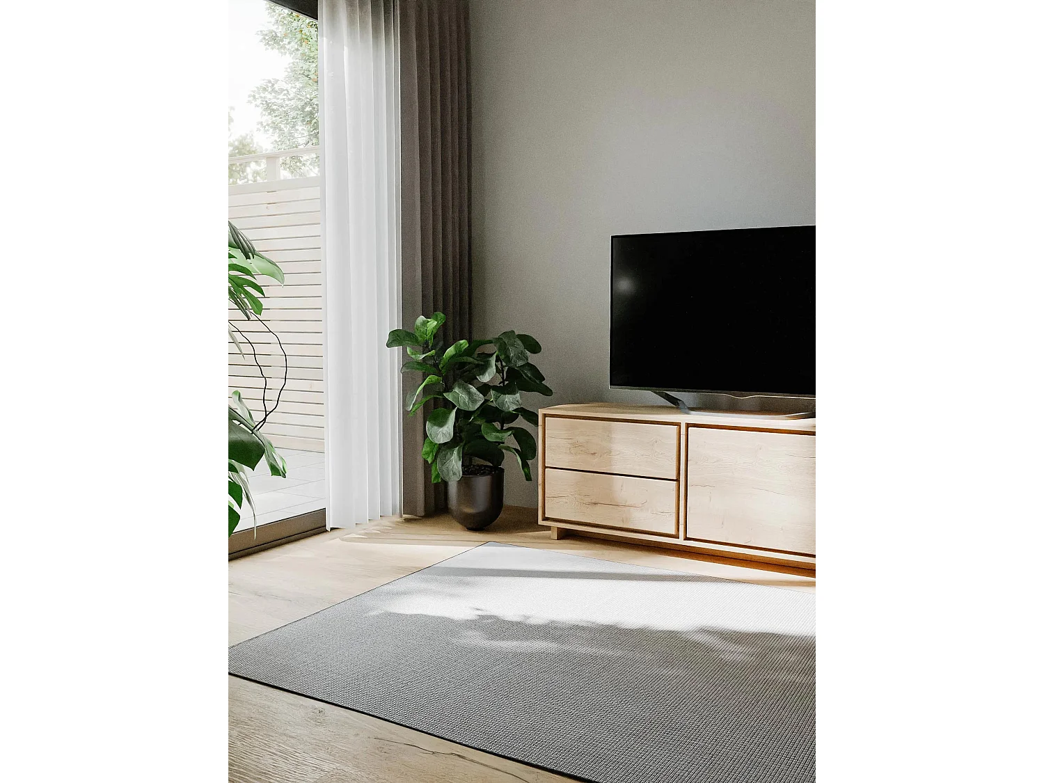 Tapis d'extérieur & intérieur Lou Bleu 200x300 cm