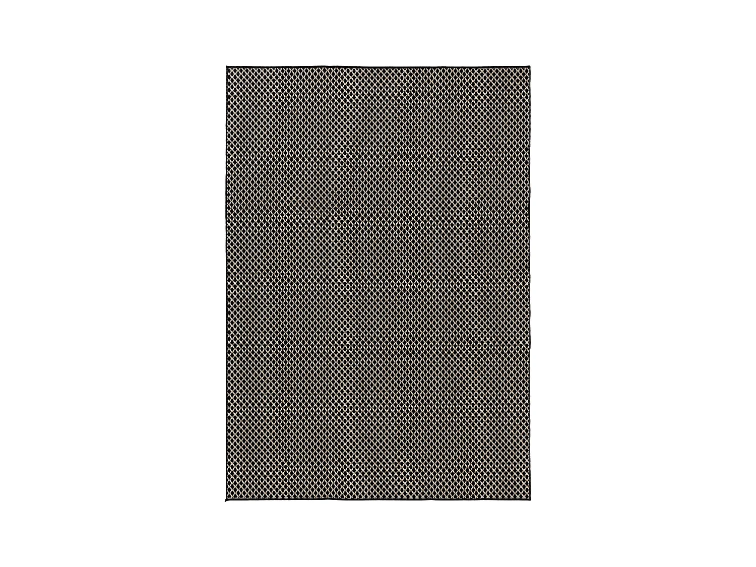 Tapis d'extérieur & intérieur Lou Noir 140x200 cm