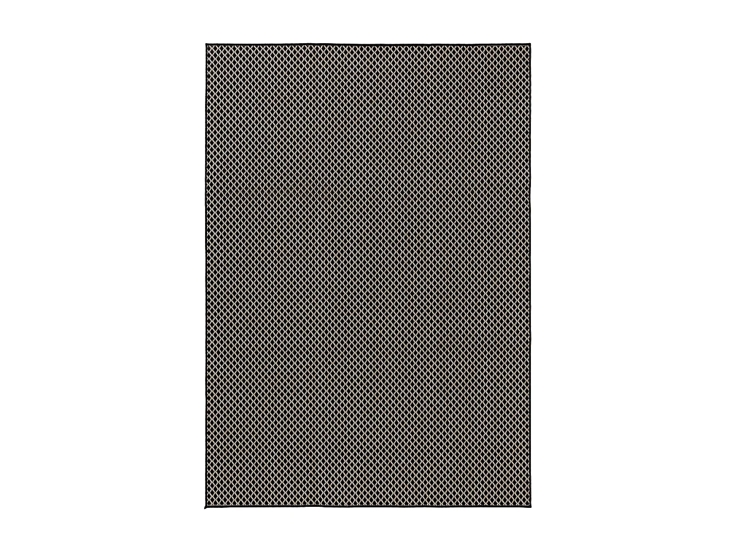Tapis d'extérieur & intérieur Lou Noir 160x230 cm