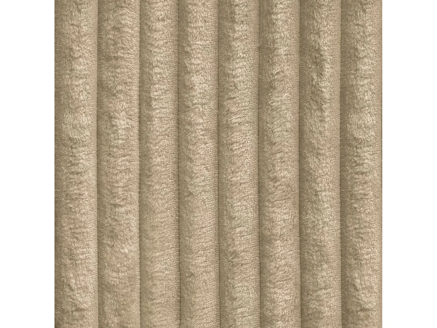 Canapé d'angle réversible convertible 3 places en velours beige
