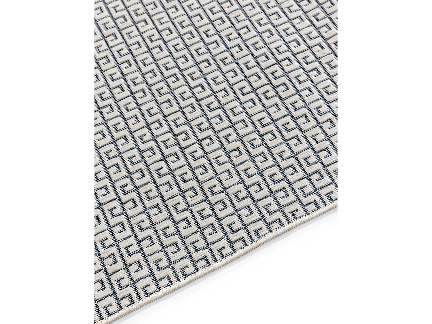 Tapis d'extérieur & intérieur Lou Blanc 300x400 cm