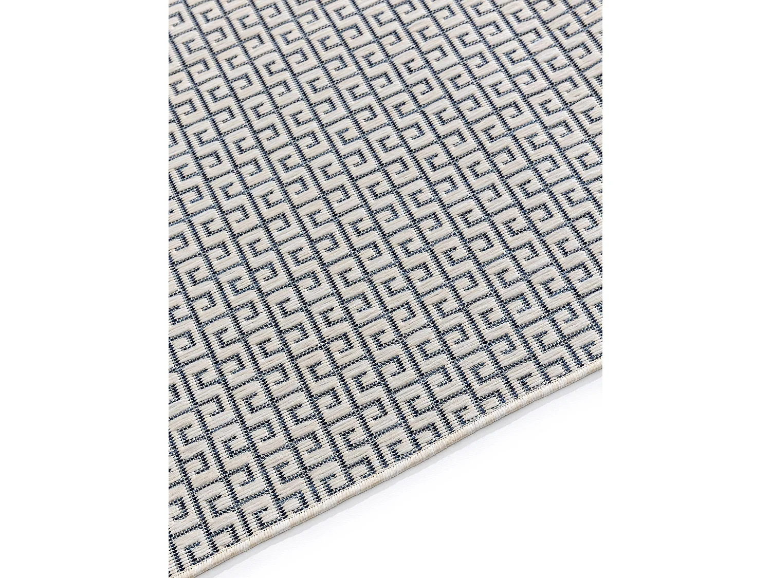 Tapis d'extérieur & intérieur Lou Blanc 70x200 cm