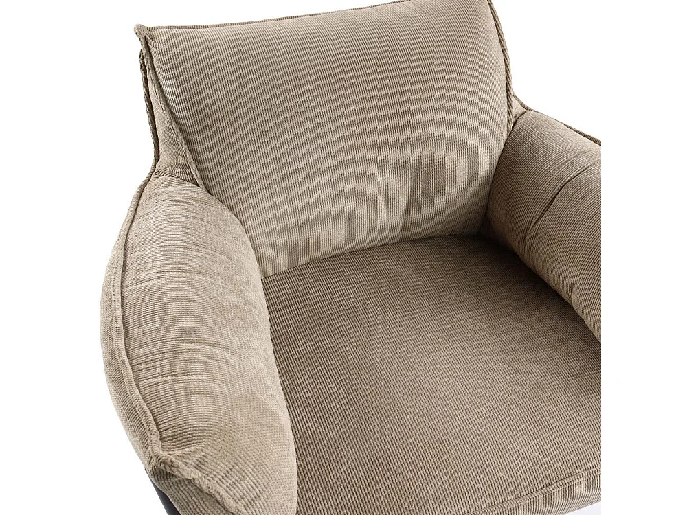 Fauteuil Rosie taupe