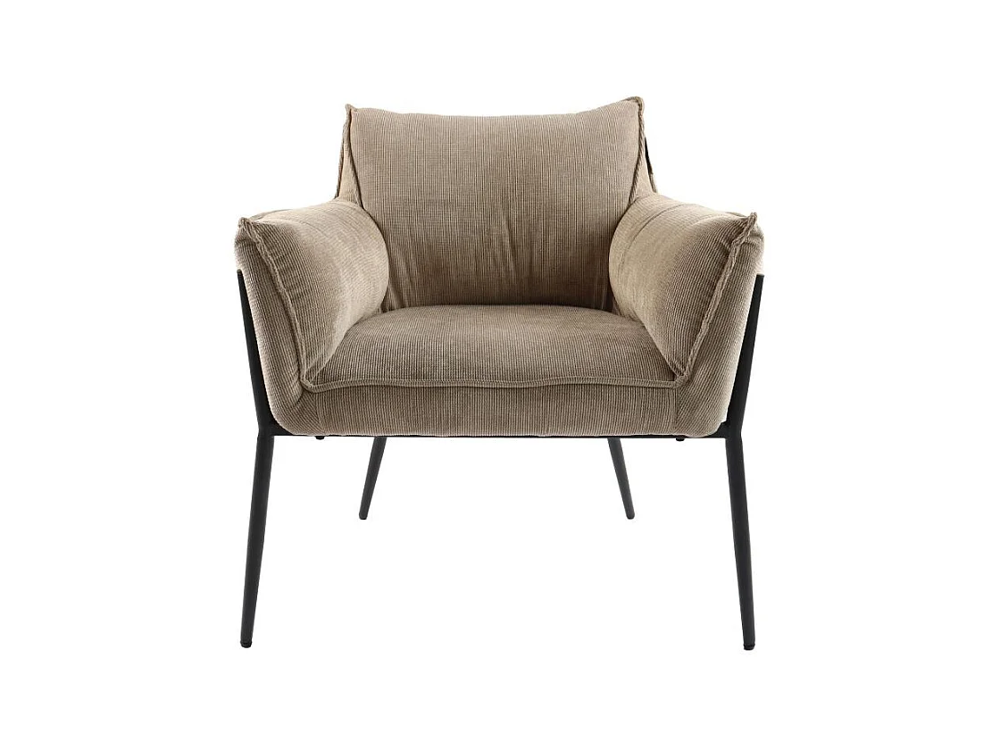 Fauteuil Rosie taupe