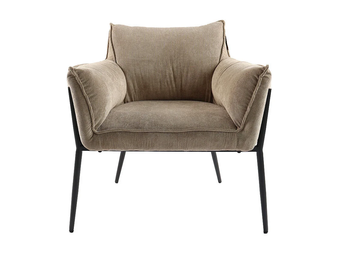 Fauteuil Rosie taupe