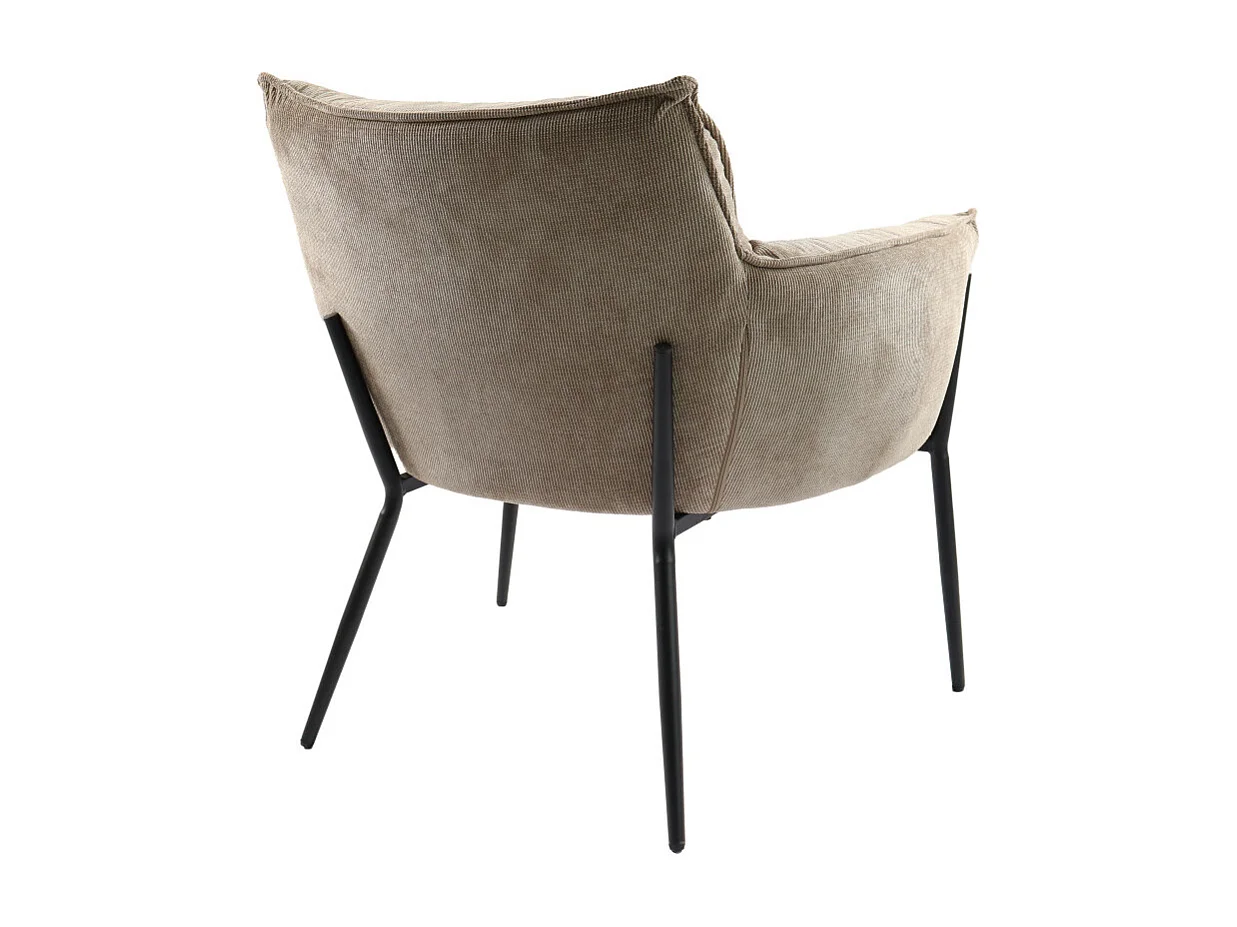 Fauteuil Rosie taupe