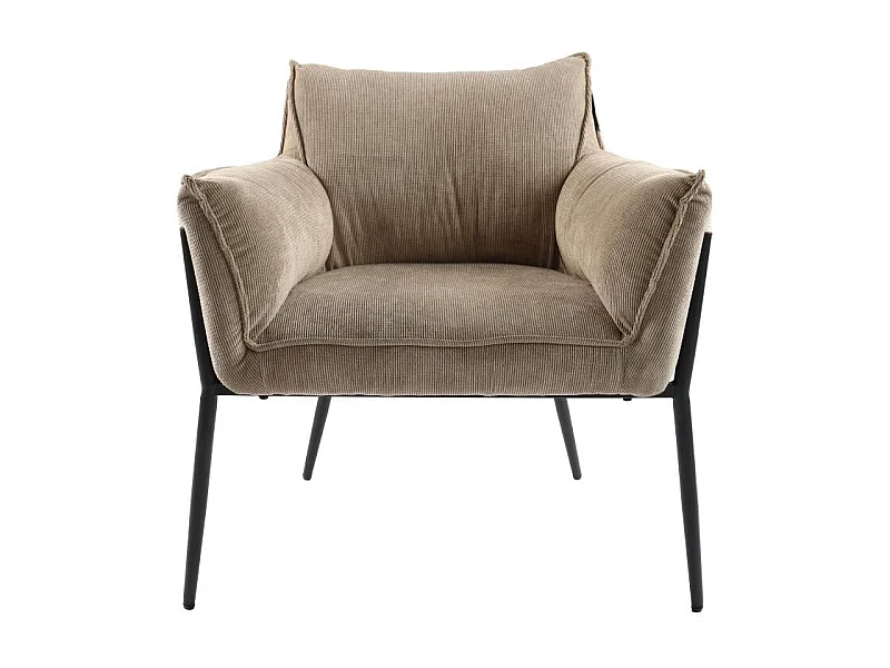 Fauteuil Rosie taupe