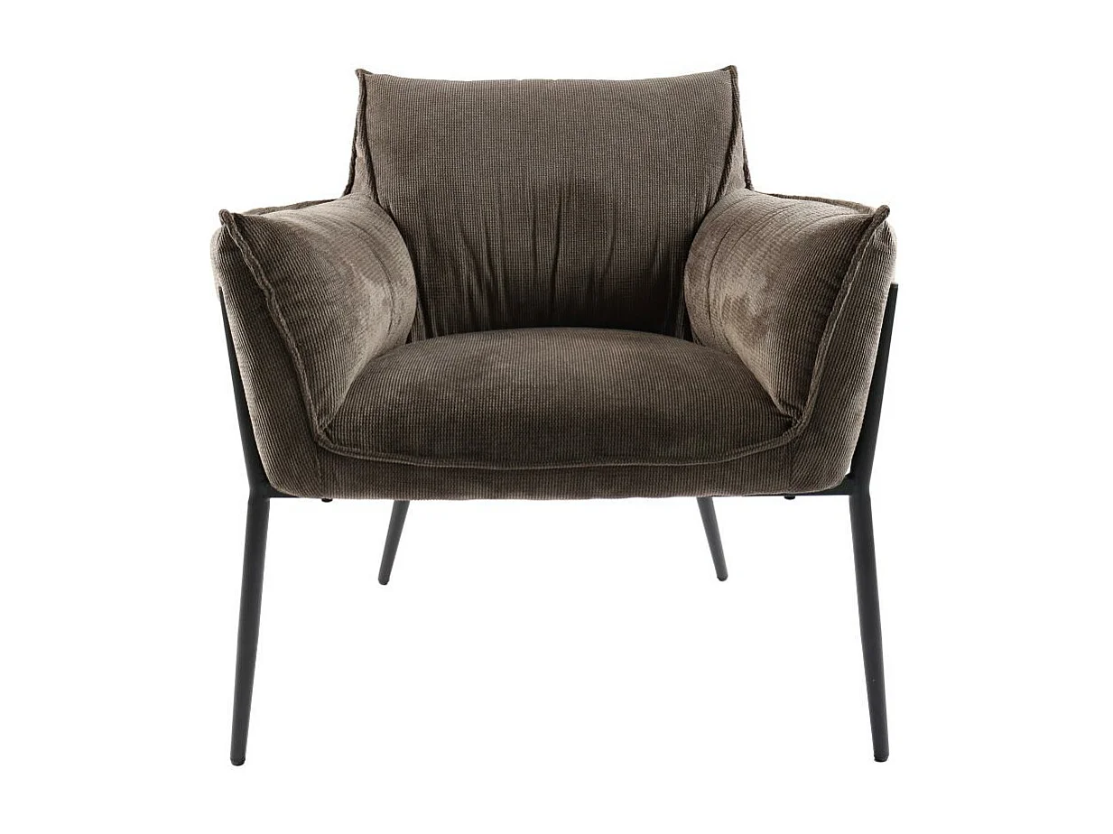 Fauteuil Rosie marron