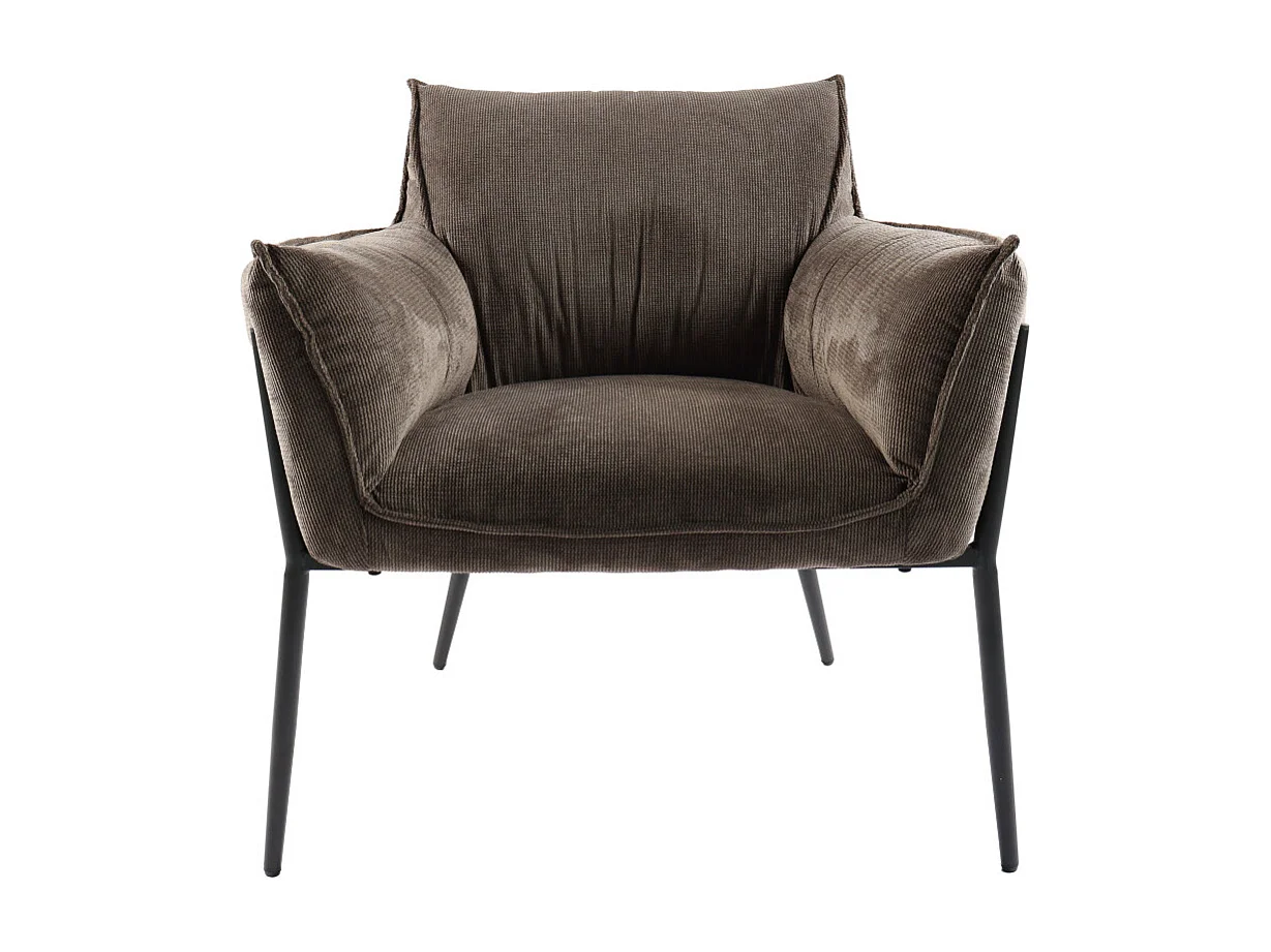 Fauteuil Rosie marron