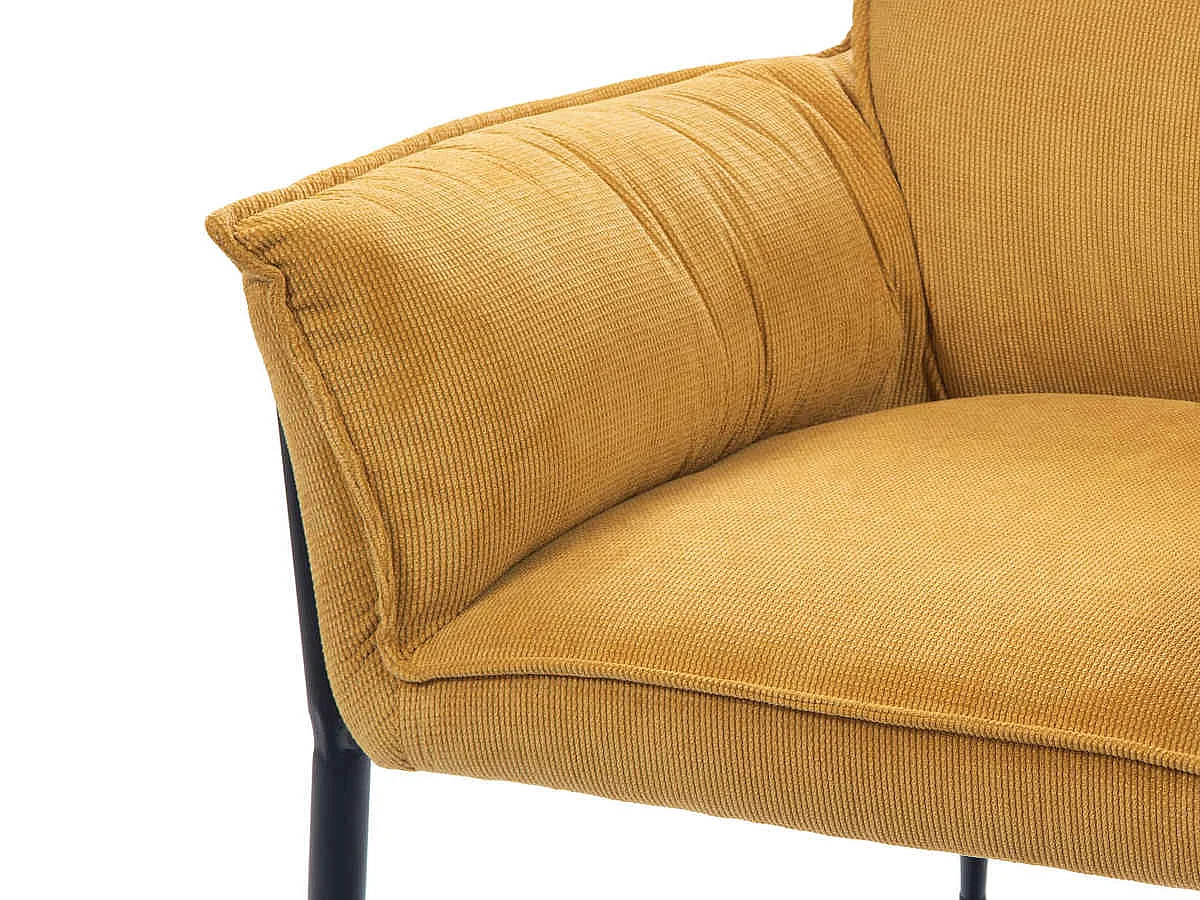 Fauteuil jaune Rosie