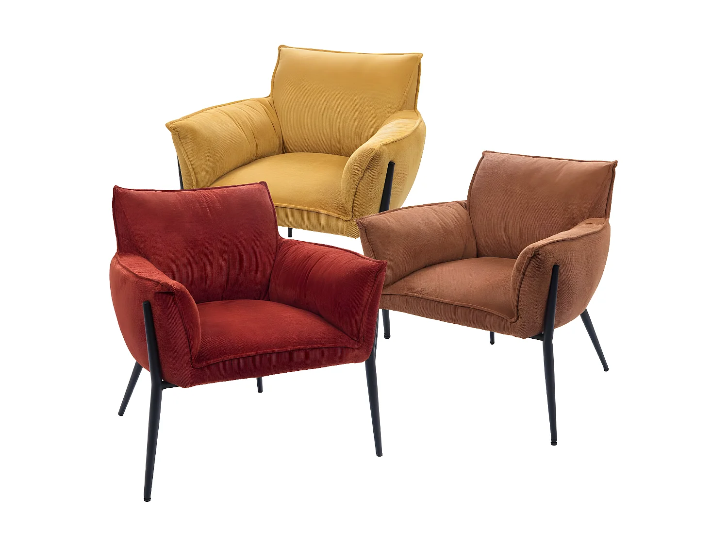 Fauteuil rouge Rosie