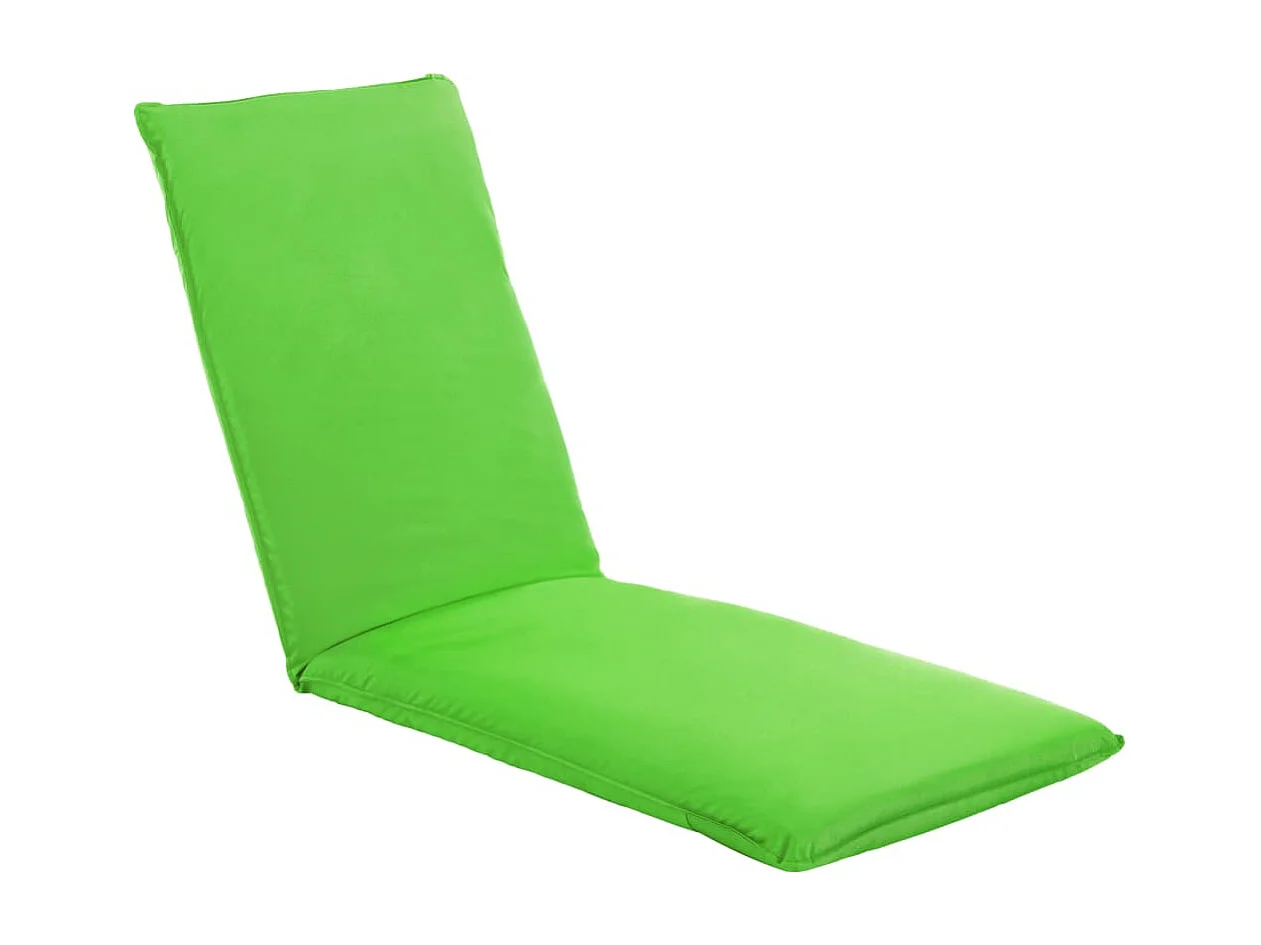 Chaise longue pliable Tissu Oxford Vert