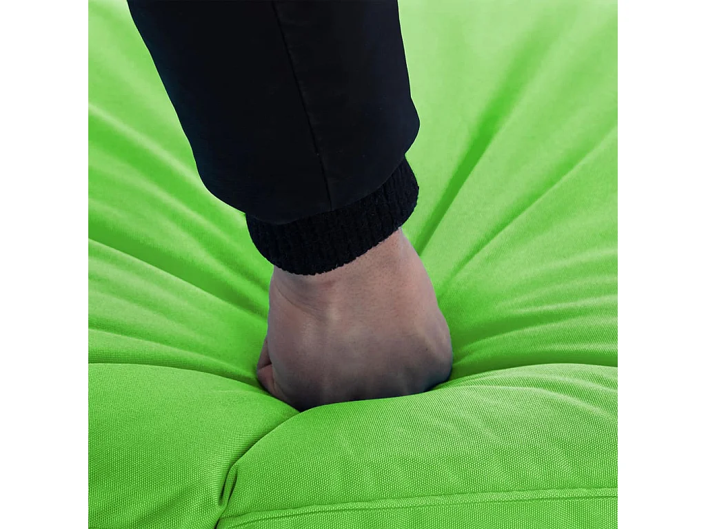 Chaise longue pliable Tissu Oxford Vert