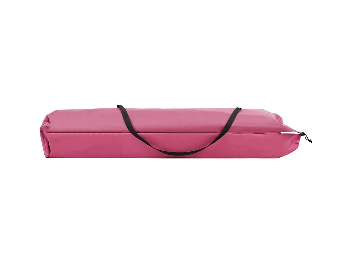 Doppelliege Klappbar Rosa Stahl