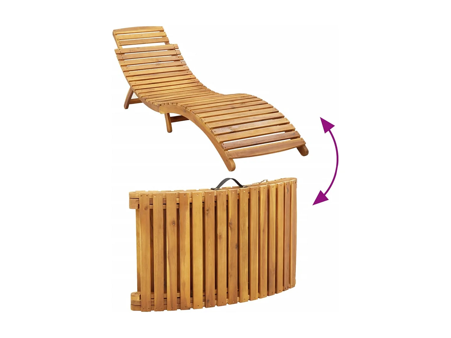 Chaises longues avec coussins lot de 2 rouge bois massif acacia