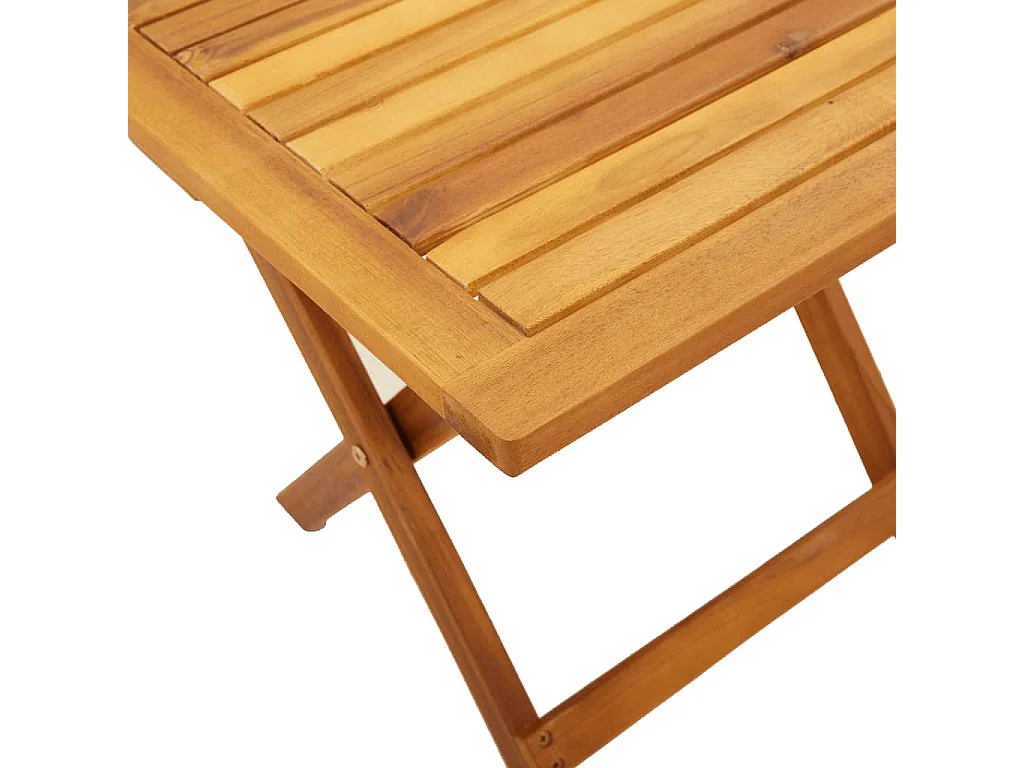 Sonnenliegen 2 Stk. mit Tisch Schwarz Massivholz Akazie