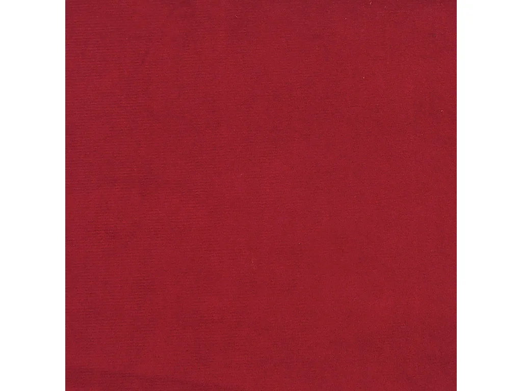 Voetenbank 45x29,5x35 cm fluweel wijnrood