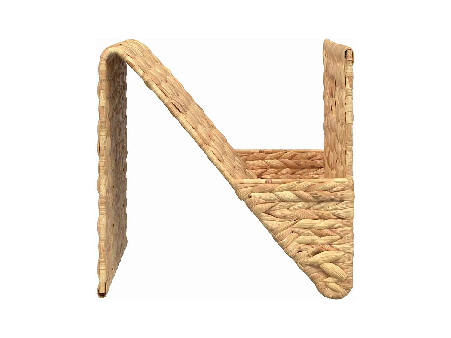 Tijdschrifthouder 31x31x31 cm waterhyacint