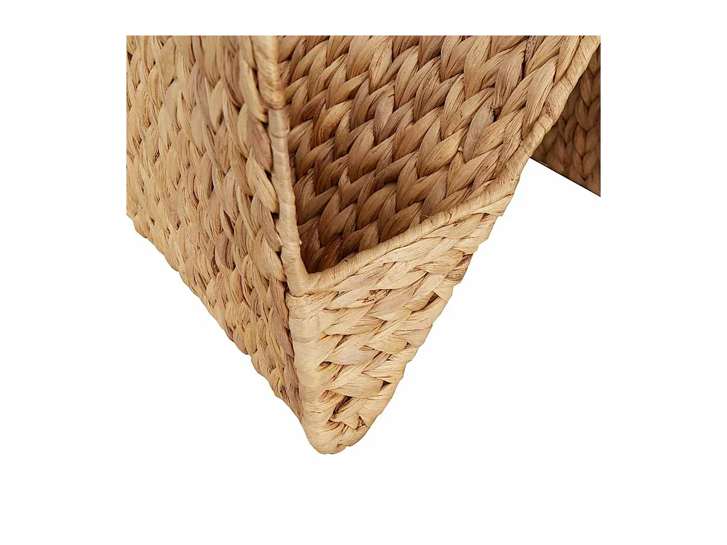 Tijdschrifthouder 31x31x31 cm waterhyacint