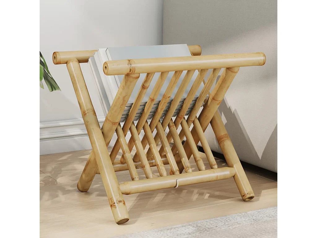 Porte-revue 42x30,5x34,5 cm bambou
