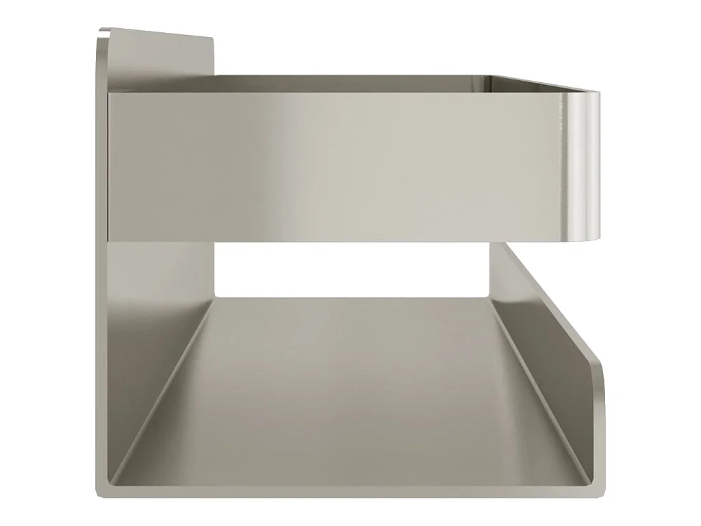 Prateleira de chuveiro 23x6,5x6 cm aço inoxidável 304 escovado