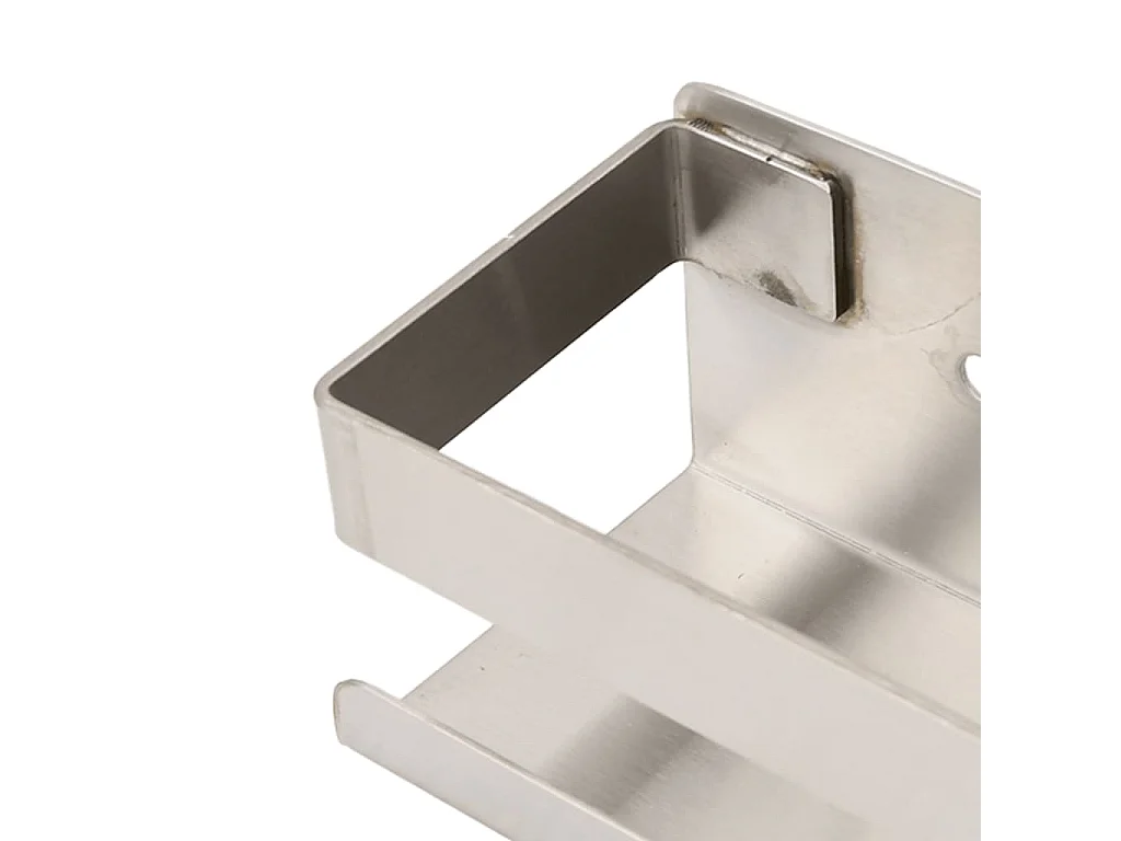 Prateleira de chuveiro 23x6,5x6 cm aço inoxidável 304 escovado