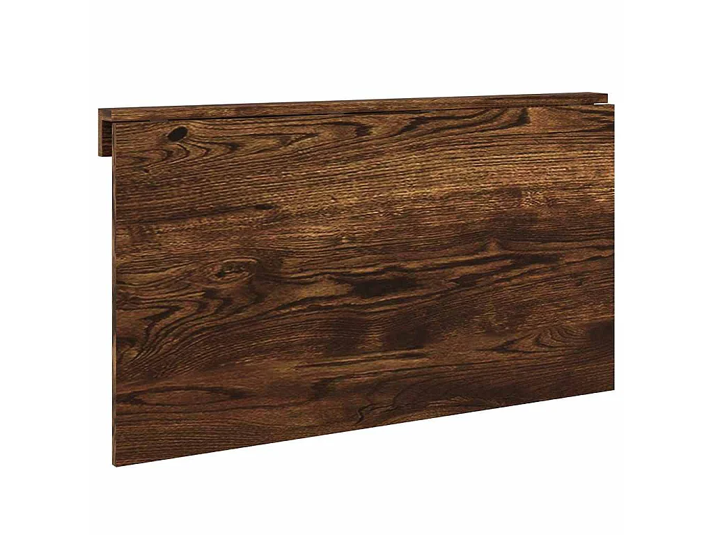 Wandtafel inklapbaar 100x60x56 cm bewerkt hout gerookt eiken