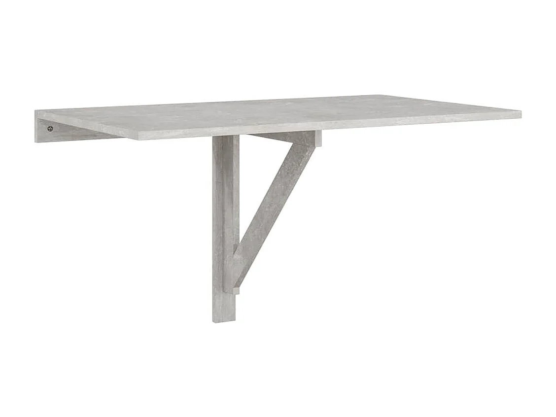 Wand-Klapptisch Betongrau 100x60x56 cm Holzwerkstoff