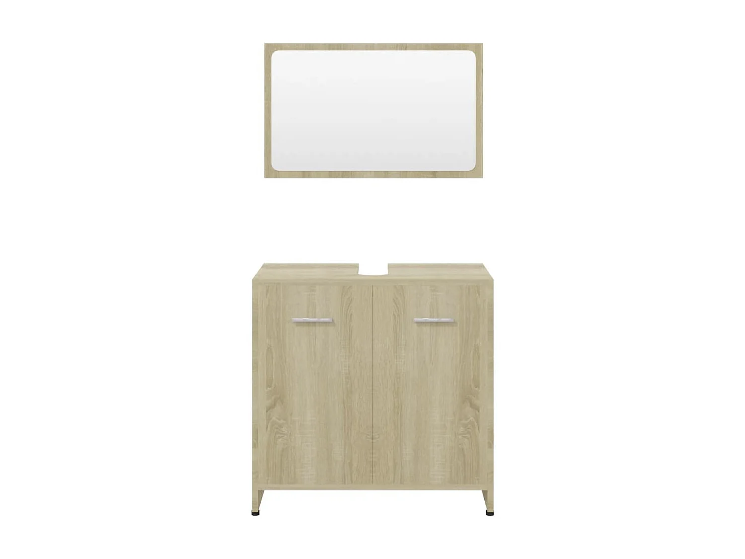 Meubles de salle de bain Chêne sonoma Bois d'ingénierie