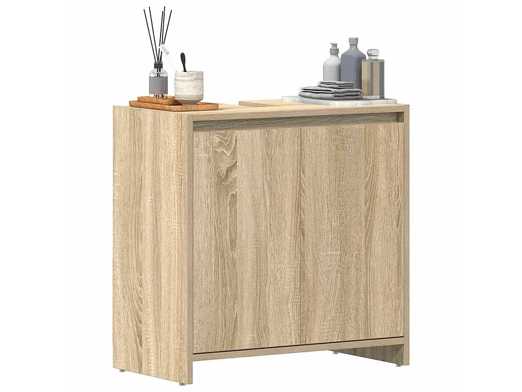 Mobile da Bagno Rovere Sonoma 60x33x60 cm Legno Multistrato