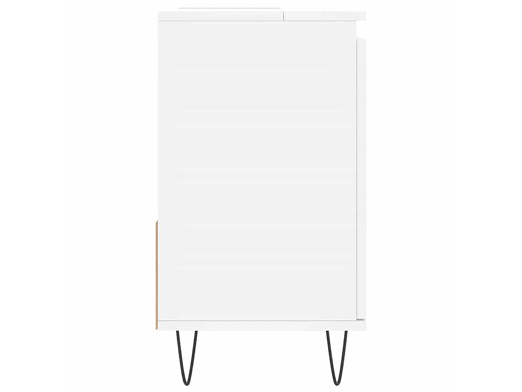 Armoire de salle de bain blanc 65x33x60 cm bois d'ingénierie