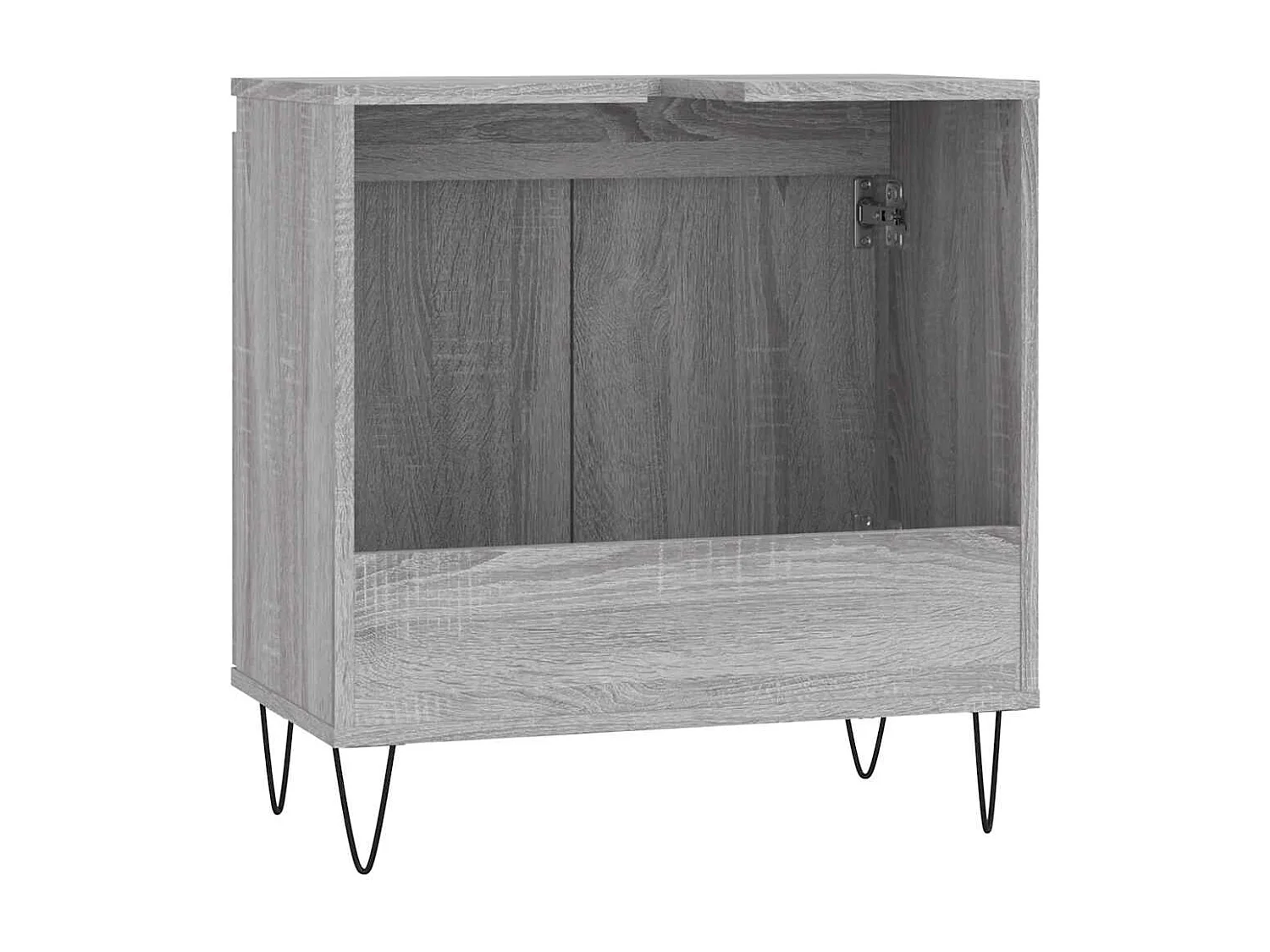 Armoire de bain sonoma gris 58x33x60 cm bois d'ingénierie