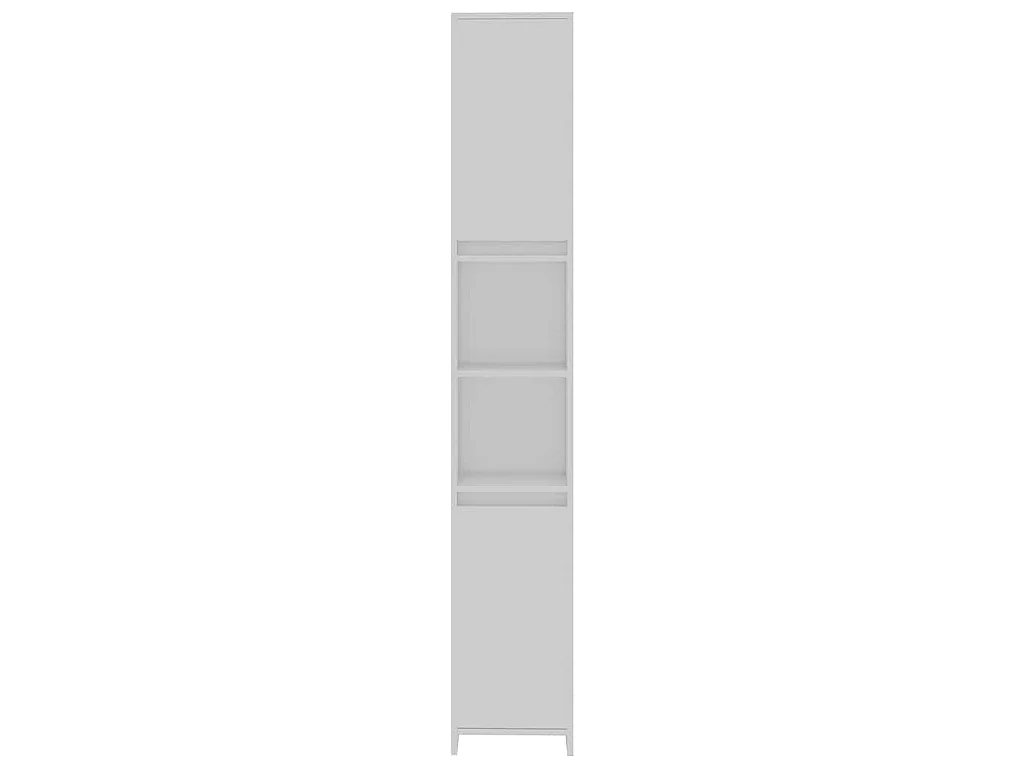 Armário de casa de banho derivados de madeira branco