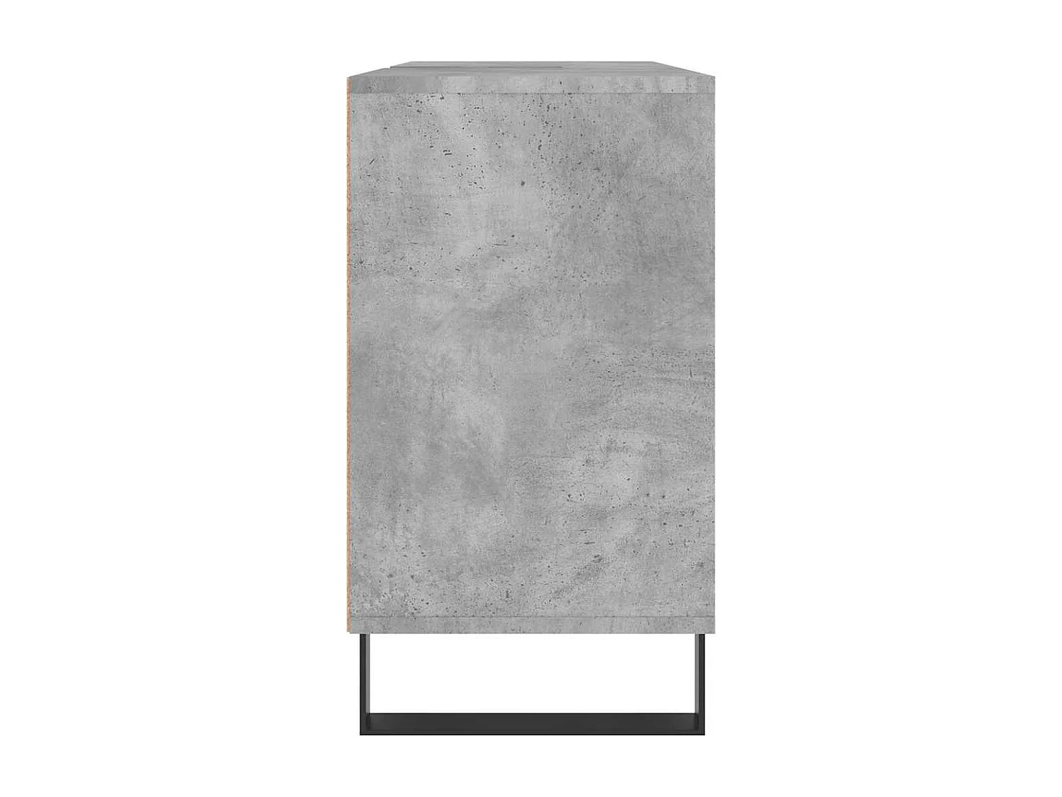 Mueble de baño madera de ingeniería gris hormigón 80x33x60 cm