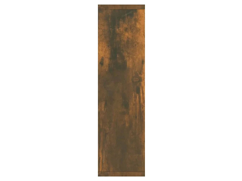 Mobile a Specchio con LED Rovere Fumo 76x15x55 cm