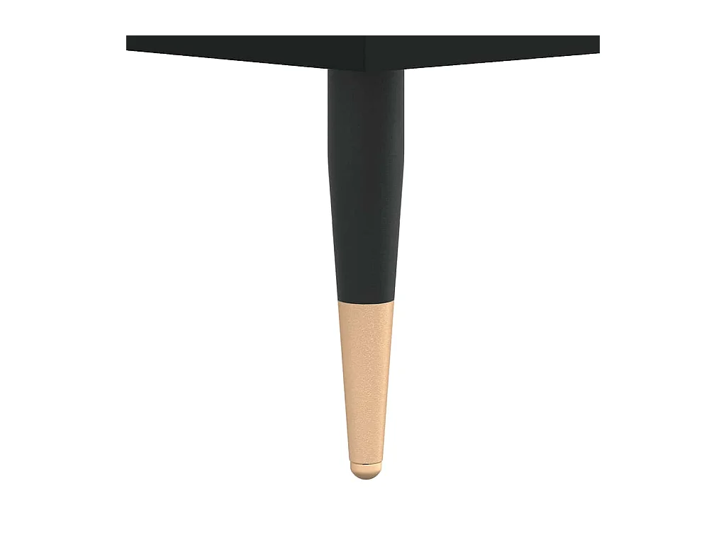 Badkamerkast 30x30x100 cm bewerkt hout zwart