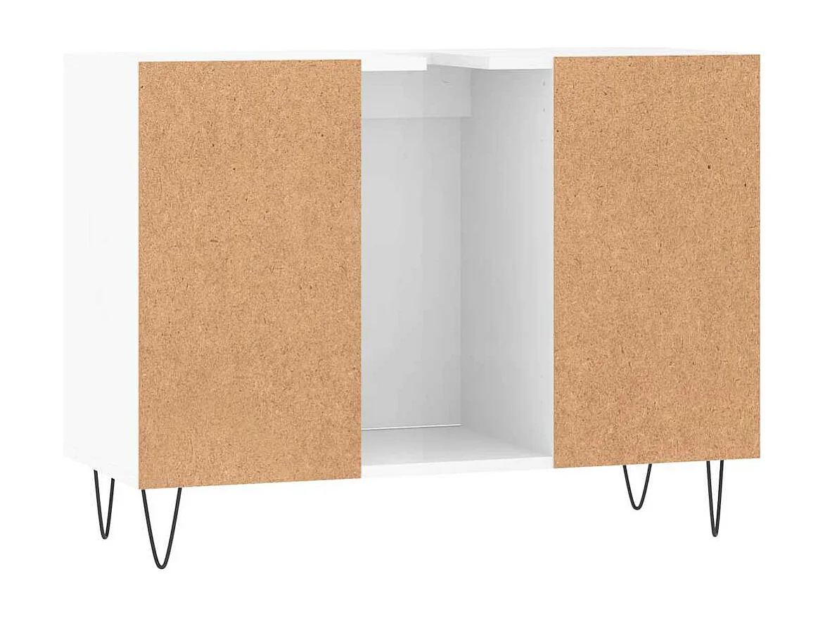 Armoire de salle de bain blanc brillant 80x33x60 cm