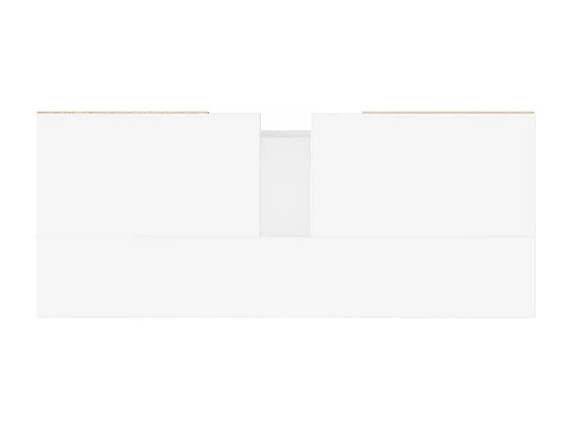 Armoire de salle de bain blanc brillant 80x33x60 cm