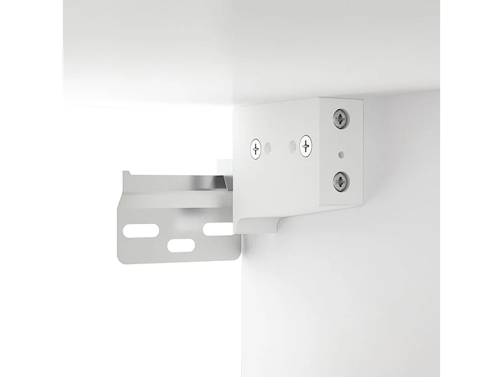 Armadietto a Specchio da Bagno Bianco 64x20x67 cm