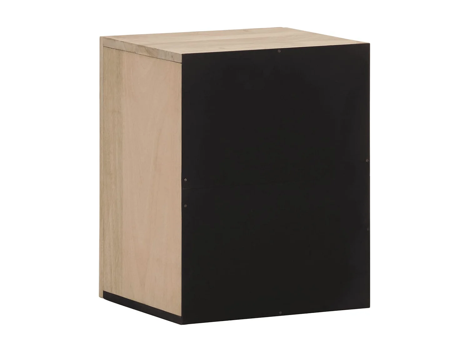 Armoire de salle de bain murale 38x33x48cm bois massif manguier