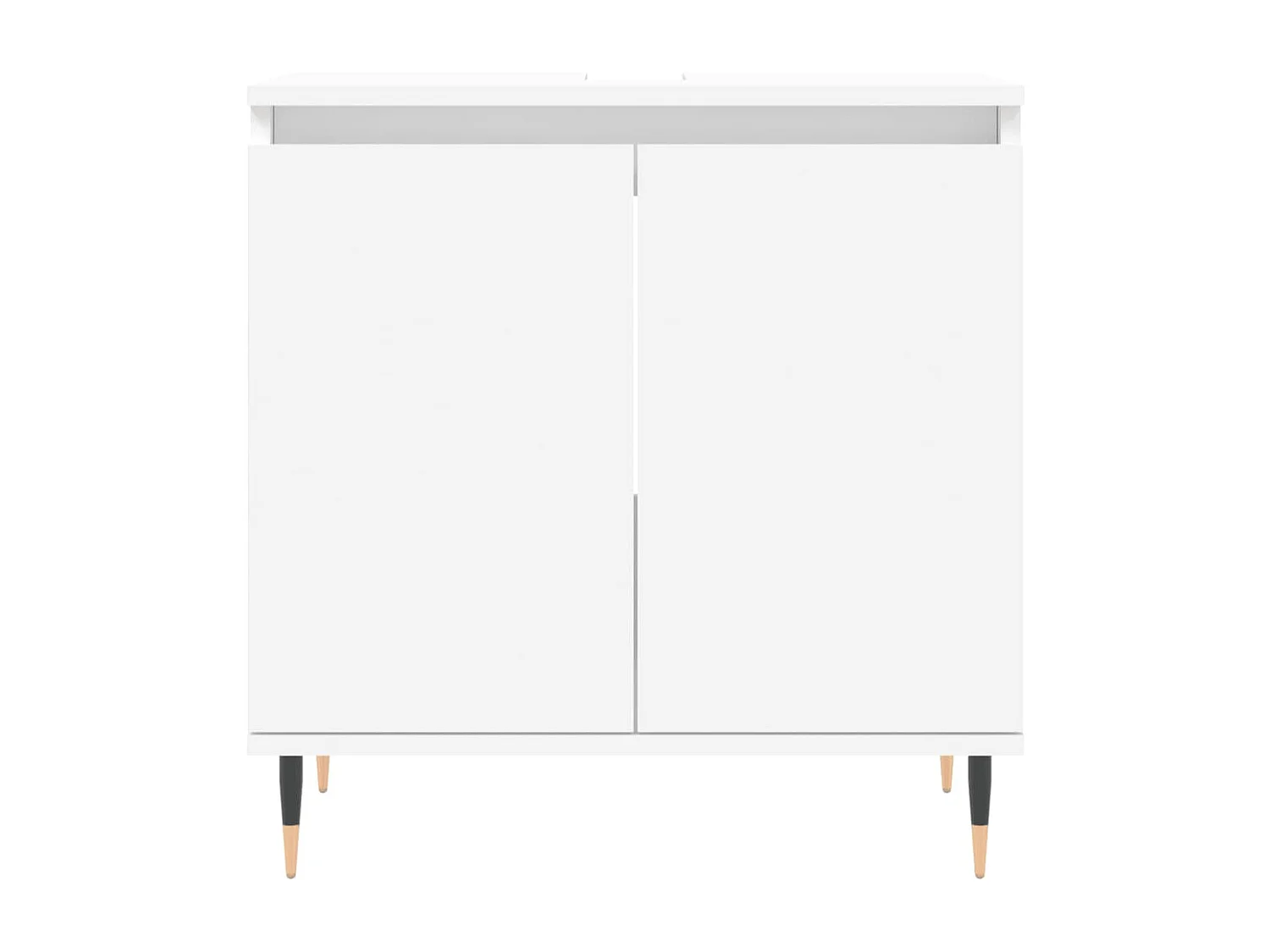 Armoire de salle de bain blanc 58x33x60 cm bois d'ingénierie