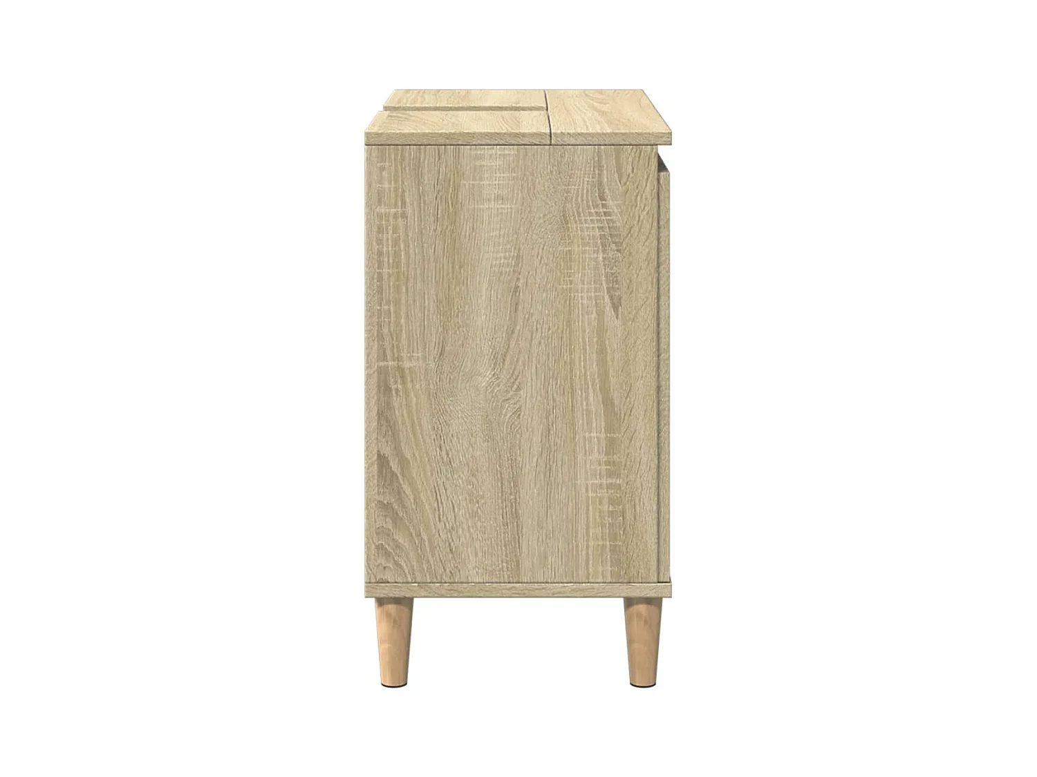 Armario de lavabo madera contrachapada roble Sonoma 58x33x60 cm