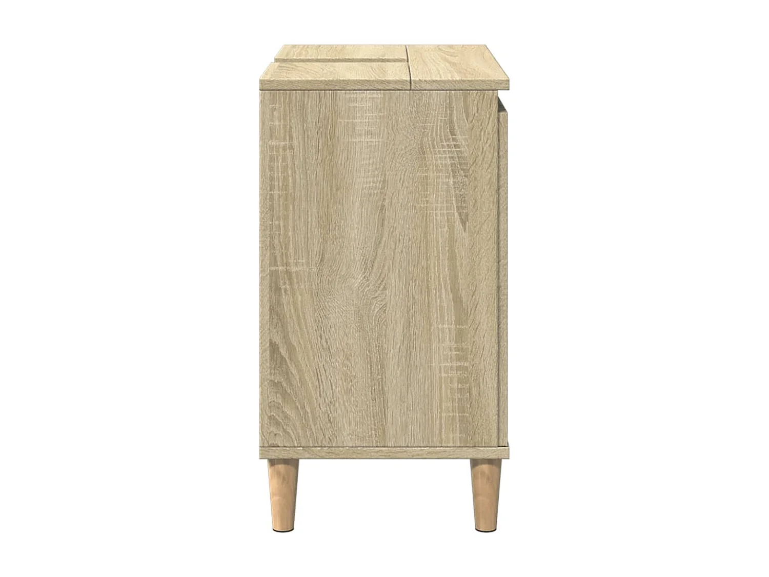 Meuble d'évier chêne sonoma 58x33x60 cm bois d'ingénierie