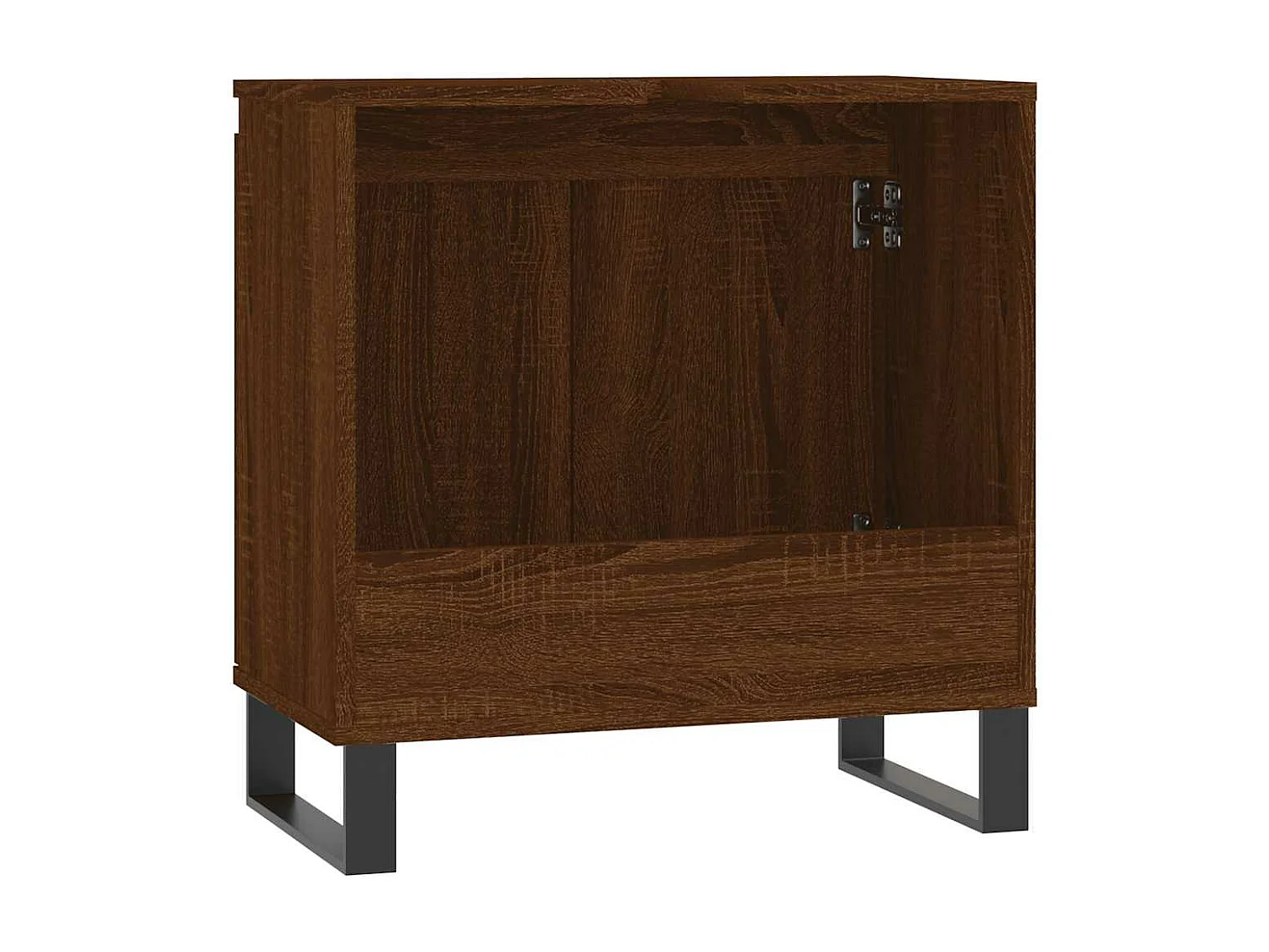 Armadietto Bagno Rovere Marrone 58x33x60cm in Legno Multistrato