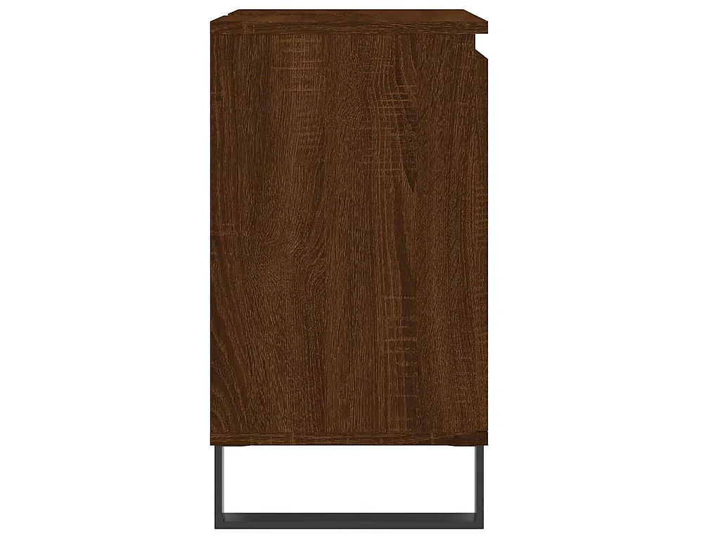 Armoire de bain chêne marron 58x33x60 cm bois d'ingénierie