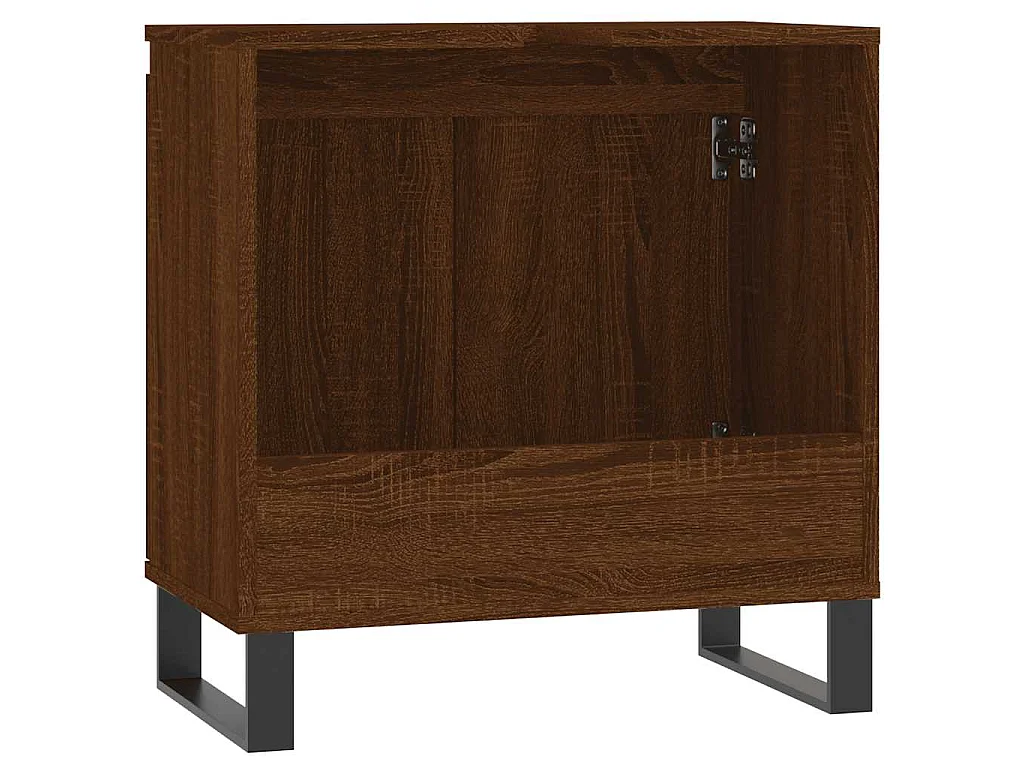 Armoire de bain chêne marron 58x33x60 cm bois d'ingénierie