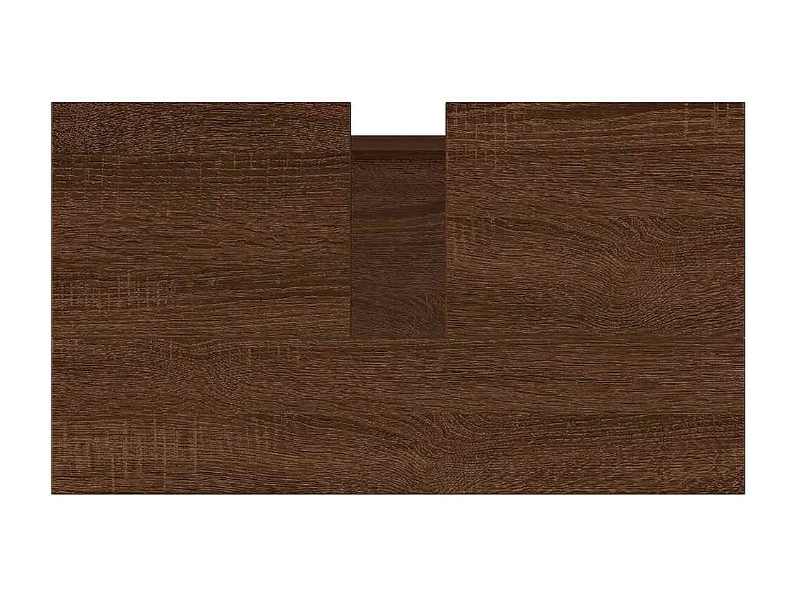 Armoire de bain chêne marron 58x33x60 cm bois d'ingénierie