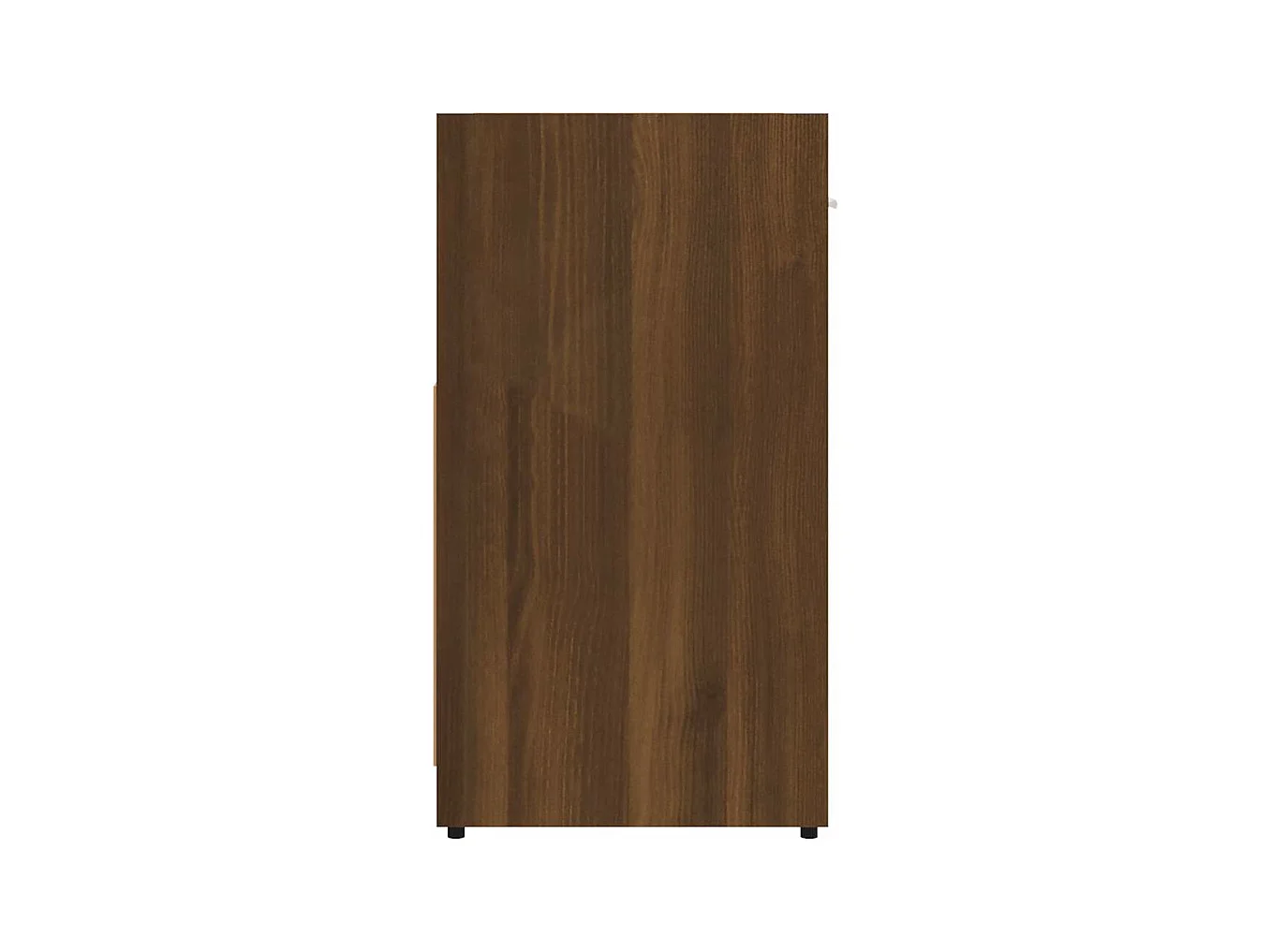Badkamerkast 60x33x60 cm bewerkt hout bruin eikenkleur