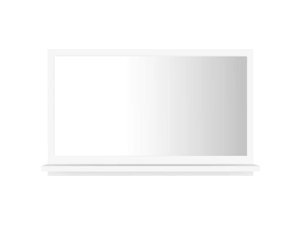 Badkamerspiegel 60x10,5x37 cm bewerkt hout wit