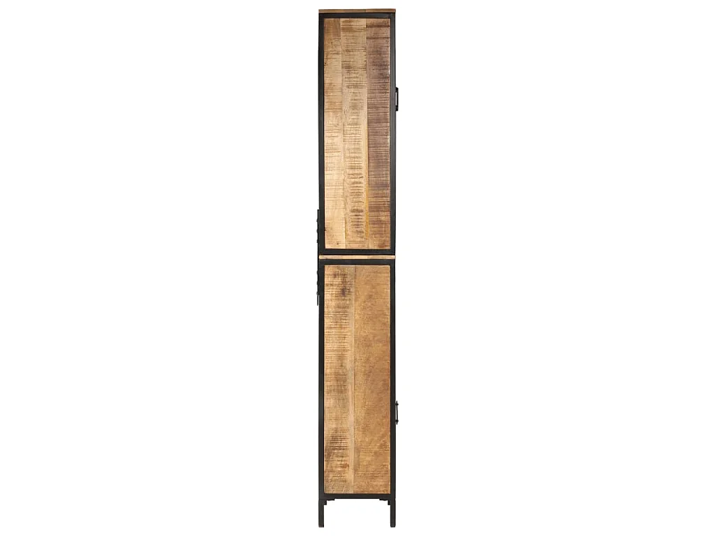 Armário p/ casa de banho 40x27x180 cm ferro e mangueira maciça